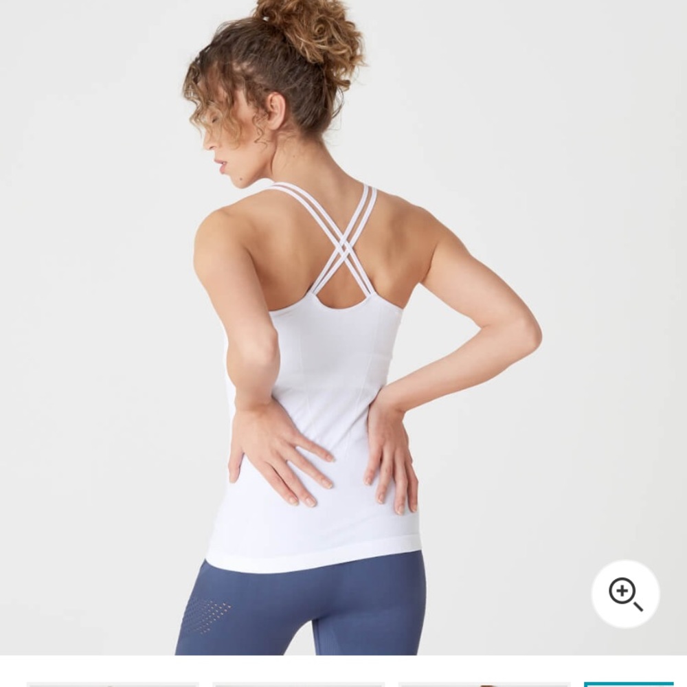 NWT Yoga Workout Tank Top with Built-in Bra M